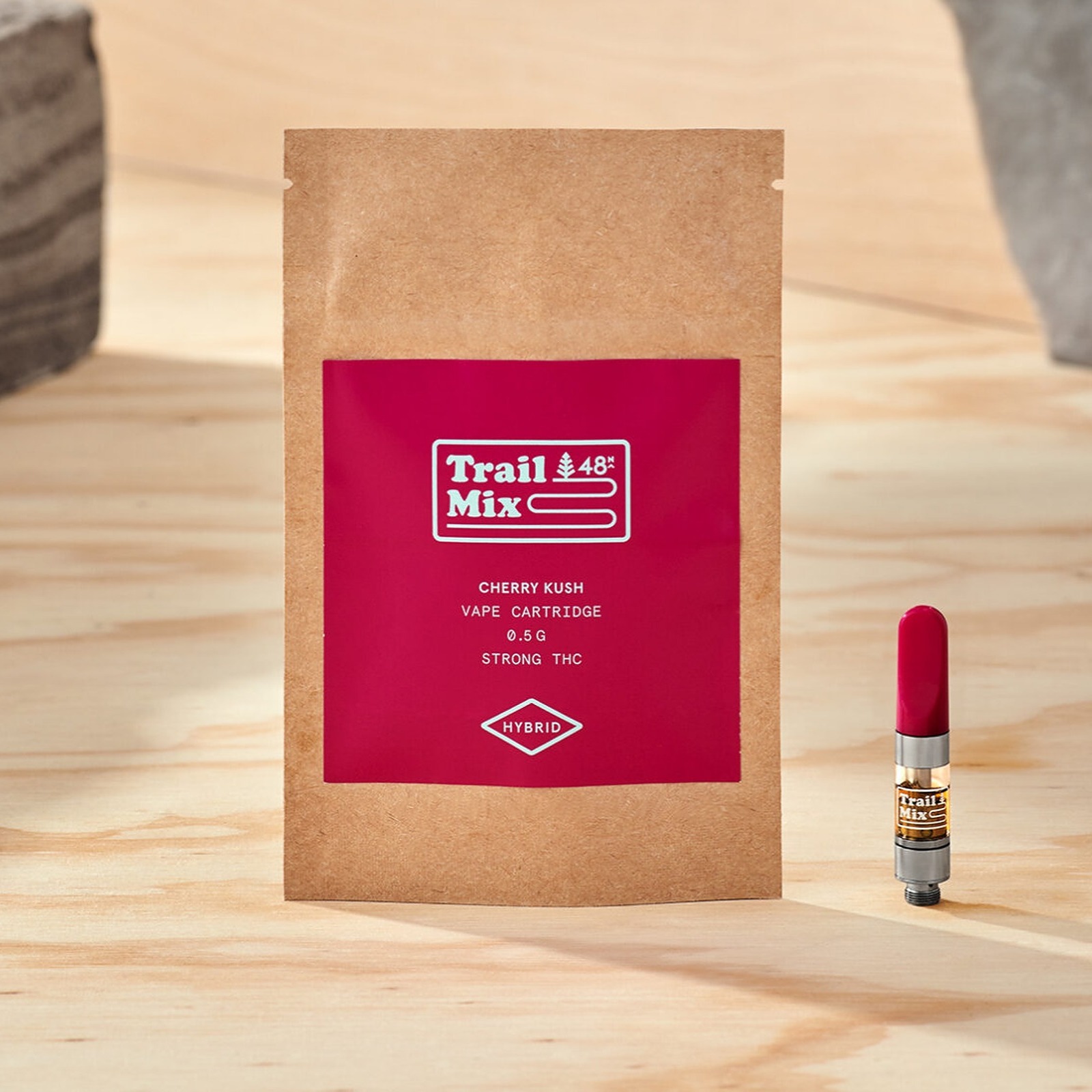 48North Cherry Kush 510 Thread Cartridge 1g Leafly